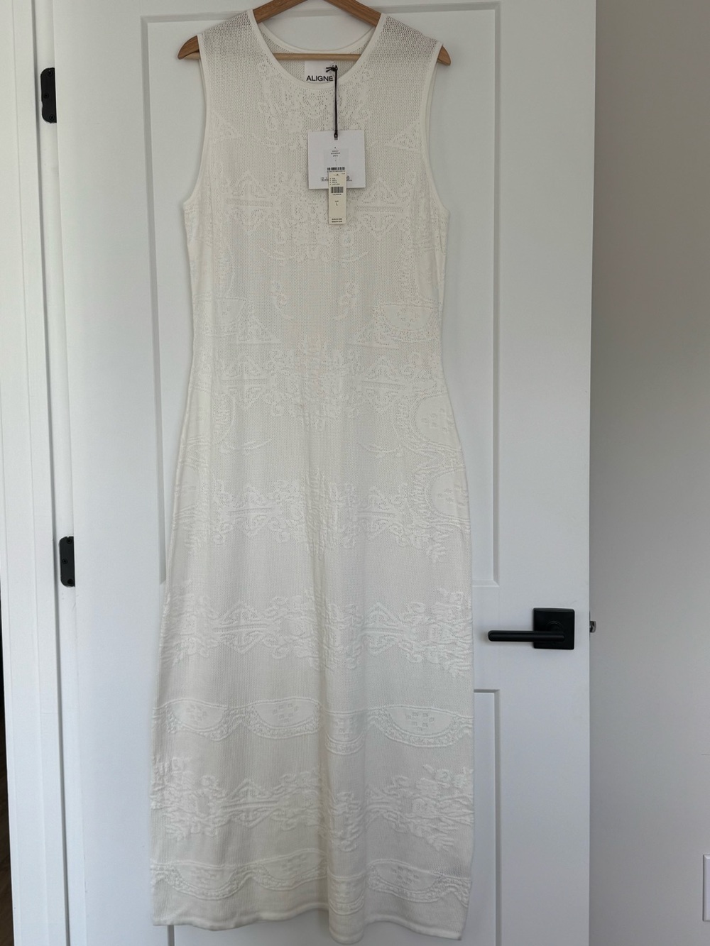 ALIGNE Ashley Knit Midi Dress Anthropologie NWT L - Picture 3 of 9
